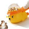 Interactive dog and cat treat dispenser slow feeder puzzle toy