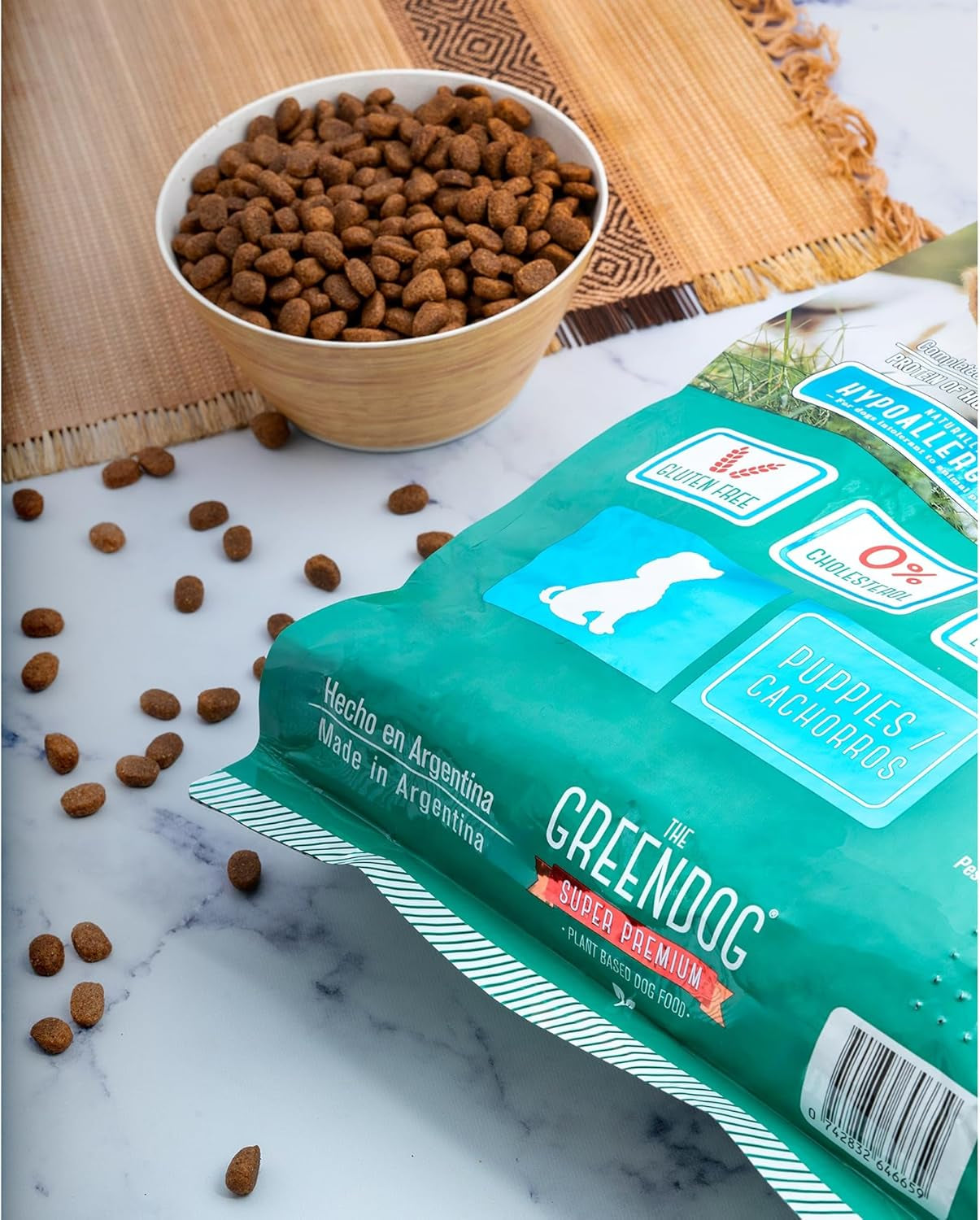 : Super Premium - Puppies - 6.6 Lb Bag Dog Food - Plant Based Protein, Vegan Dry Pet Kibble, Gluten Free, Complete Nutrition