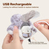 Interactive flapping bird cat toy rechargeable