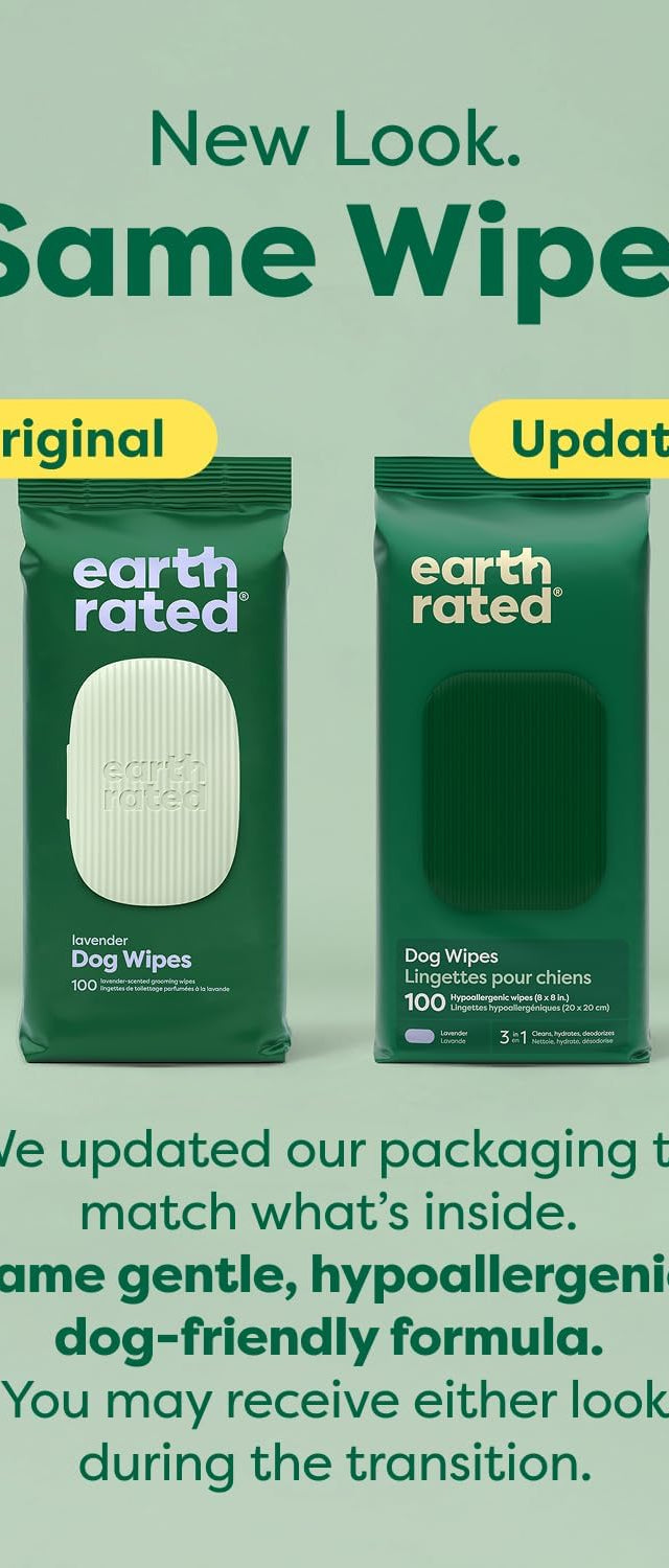 Dog wipes for cleaning paws body and face