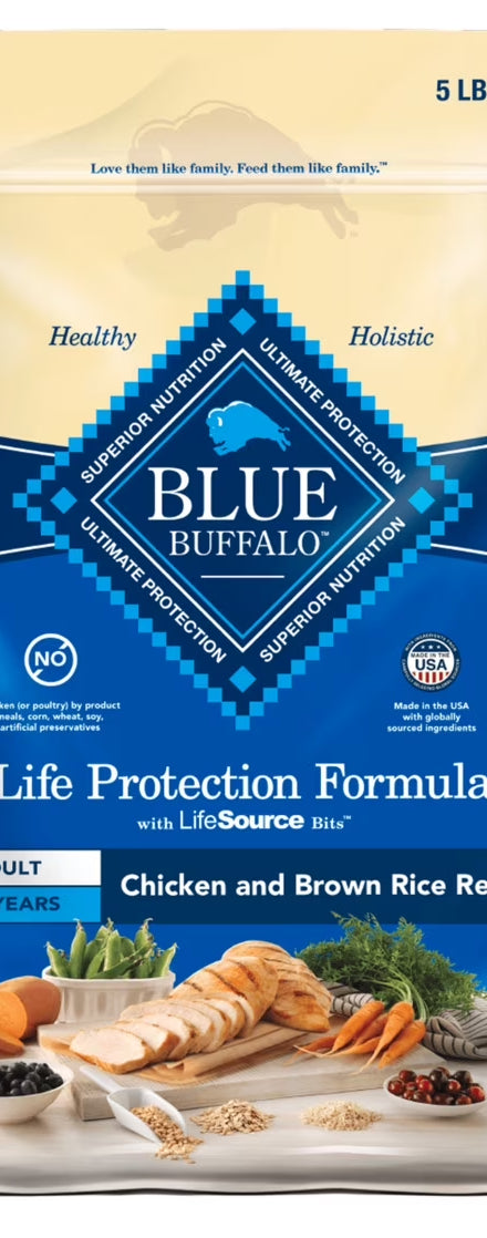 Life Protection Formula Adult Dry Dog Food, Chicken & Brown Rice, 5 Lbs.
