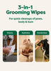 Pet grooming wipes for everyday dog care