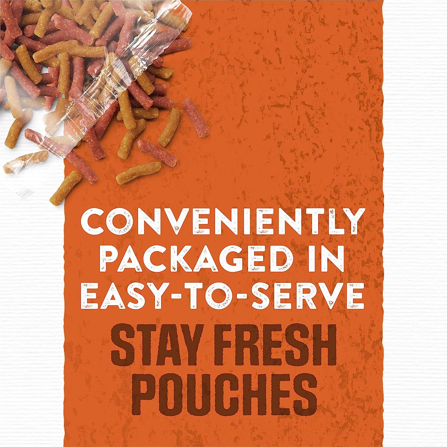 Purina Moist and Meaty Burger with Cheddar Cheese Flavor Dry Soft Dog Food Pouches - 36 Ct. Pouch