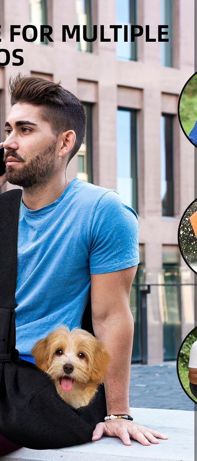 Hands free pet carrier sling for travel