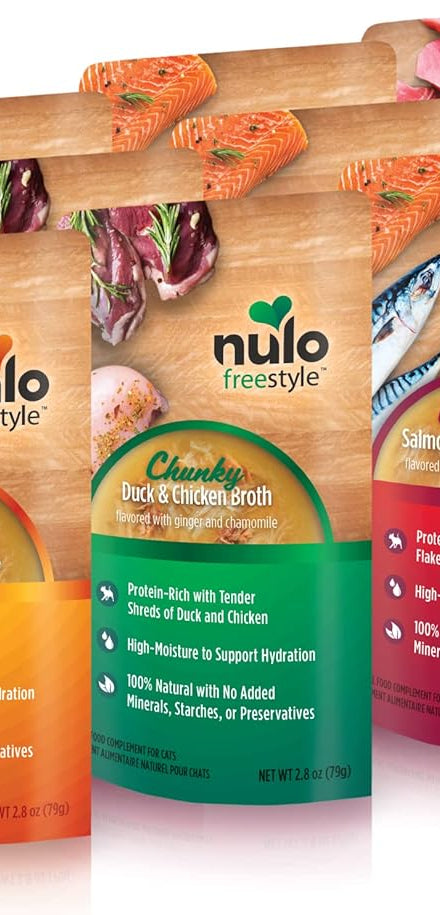 Freestyle Cat & Kitten Wet Food Broth - Premium All Natural Grain-Free Topper with No Added Minerals or Preservatives and High Animal-Based Protein